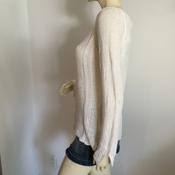 New Belldini white chunky long sleeve sweater - Picture 3 of 6